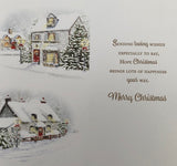 For A Wonderful Daughter And Your Partner Christmas Greeting Card