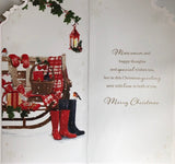 Christmas Wishes To A Special Son And Your Partner Greeting Card