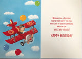 Wishing You A Very Happy Birthday Aeroplane Greeting Card
