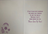 Birthday Wishes Pink Greeting Card