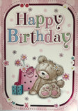 Happy Birthday Teddy Bear Greeting Card