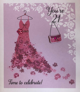 You're 21 Birthday Greeting Card