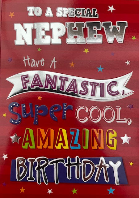 To A Special Nephew Birthday Greeting Card