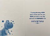 To A Special Brother Dinosaur Birthday Greeting Card