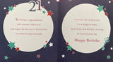 Celebrate 21 Today Birthday Greeting Card