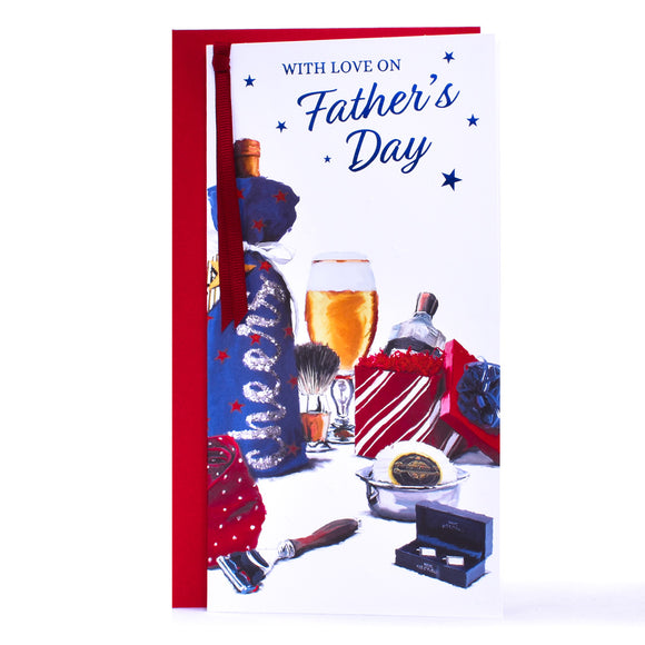 With Love On Father's Day Greeting Card