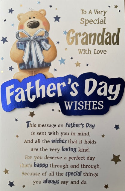 To A Very Special Grandad Father's Day Greeting Card