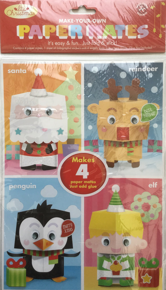 Christmas Paper Crafts (Makes 4)