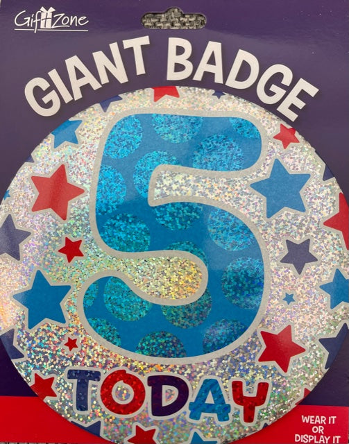 5 Today Jumbo Badge