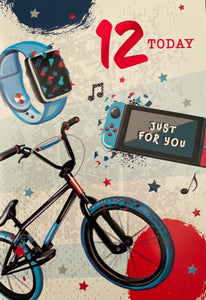12 Today Just For You Birthday Greeting Card