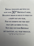 Thirty Celebrate Birthday Greeting Card