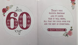 60th Birthday Greeting Card