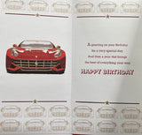 Just For You Sports Car Birthday Greeting Card