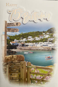 Happy 75th Birthday Greeting Card