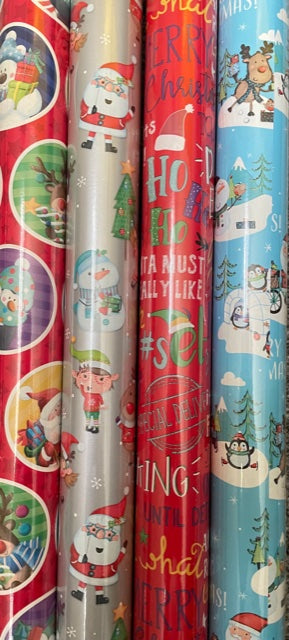 Christmas Character Wrapping Paper 5m