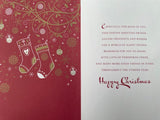 Granddaughter And Husband Christmas Greeting Card