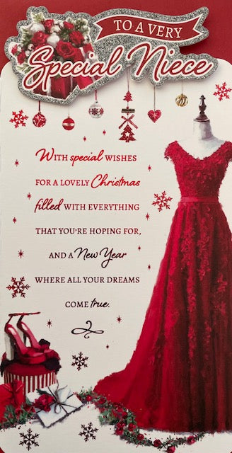 To A Very Special Niece Christmas Greeting Card