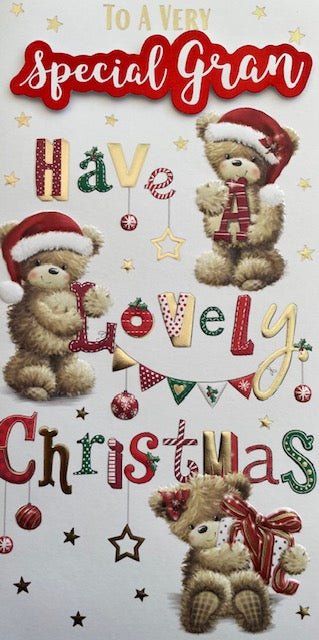 To A Very Special Gran Christmas Greeting Card