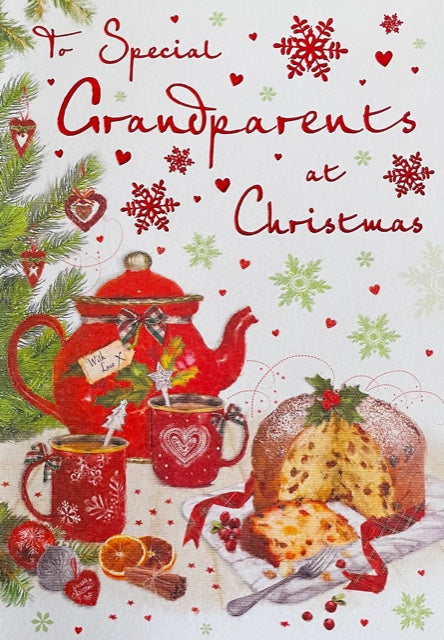 To Special Grandparents Christmas Greeting Card