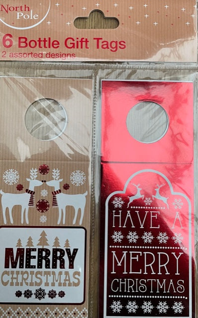 6 Bottle Gift Tags