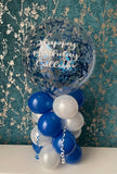 Personalised Confetti Filled Bubble Balloon Air Filled Table Decoration