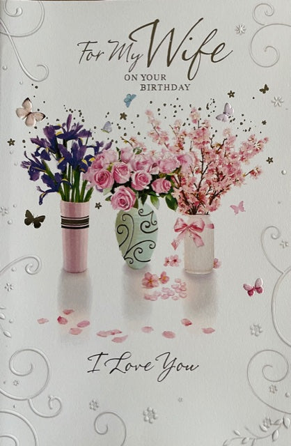 For My Wife Birthday Greeting Card
