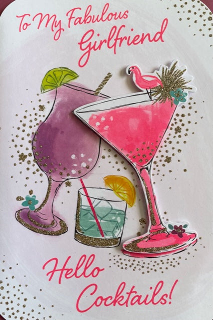 To My Fabulous Girlfriend Birthday Greeting Card