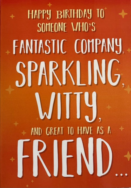Happy Birthday Fantastic Company Humour Greeting Card