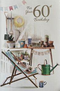 For Your 60th Birthday Greeting Card