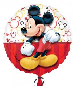 Mickey Mouse Helium Filled Foil Balloon