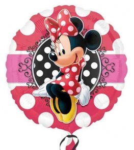 Minnie Mouse Portrait Helium Filled Foil Balloon