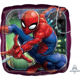 Spiderman Square Helium Filled Foil Balloon