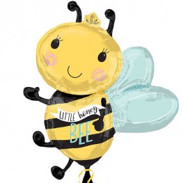 Little Honey Bee Supershape Helium Filled Foil Balloon