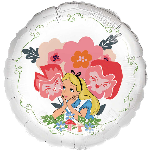 Disney Classics Alice In Wonderland Helium Filled Foil Balloon