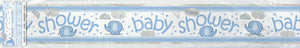 Blue Elephant Baby Shower Banner