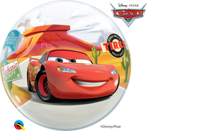 Disney Cars Lightning McQueen And Mater 2-Sided Helium Filled Single Bubble Balloon