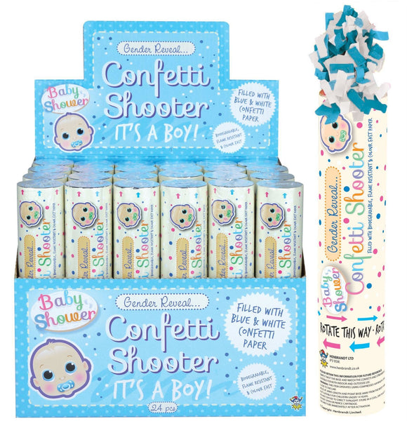 Gender Reveal Confetti Shooter (Boy)