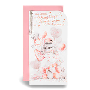 To A Special Daughter And Son-In-Law Anniversary Greeting Card