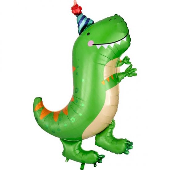 Dino-Mite Party Supershape Helium Filled Foil Balloon