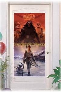 Star Wars "The Party Is Here" Plastic Door Banner