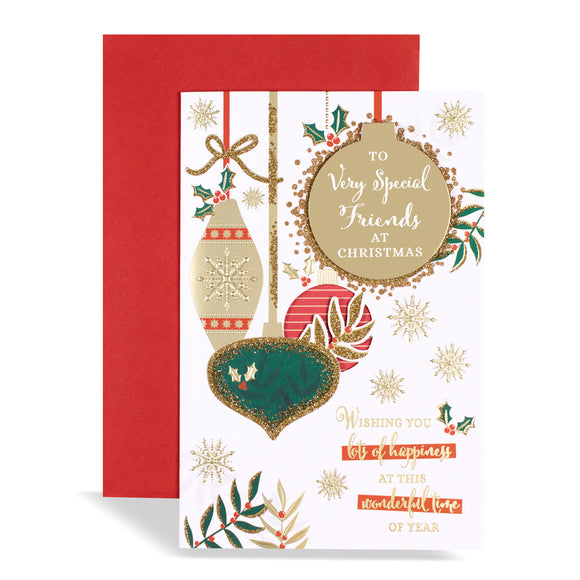 To Very Special Friends Christmas Greeting Card
