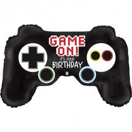 Game Controller Birthday Supershape Helium Filled Foil Balloon