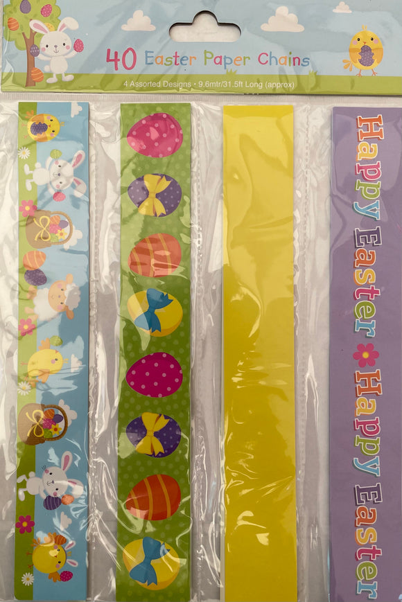 Easter Paper Chains (40 Pieces)