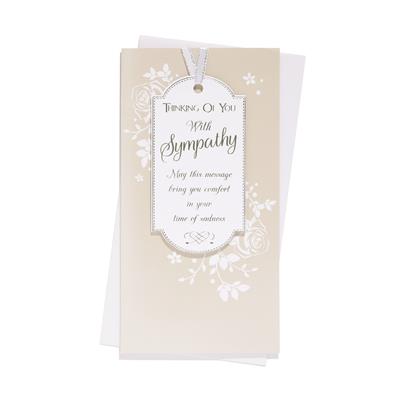 Thinking of You With Sympathy Greeting Card