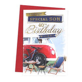 To A Very Special Son 40th Birthday Greeting Card
