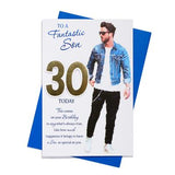 To A Fantastic Son 30 Today Birthday Greeting Card