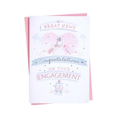 Congratulations On Your Engagement Greeting Card