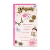 On Your 21st Birthday Greeting Card