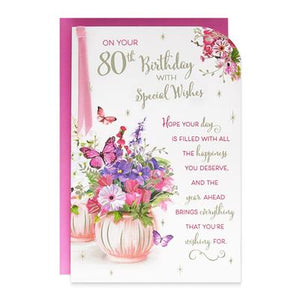 On Your 80th Birthday Greeting Card