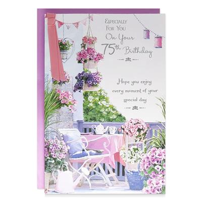 Especially For You 75th Birthday Greeting Card